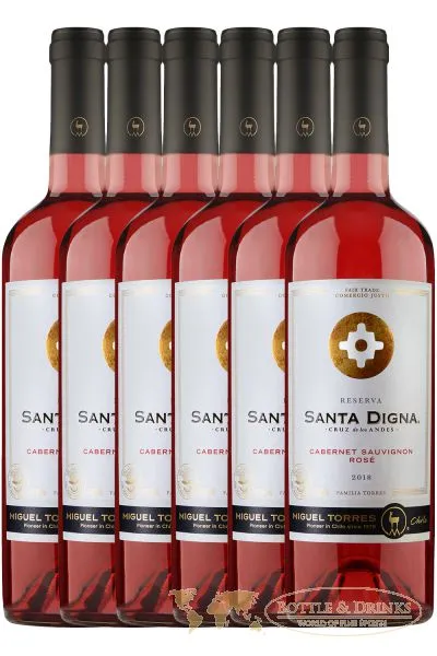 Torres SANTA DIGNA Rose Wein 6 x 0,75 Liter