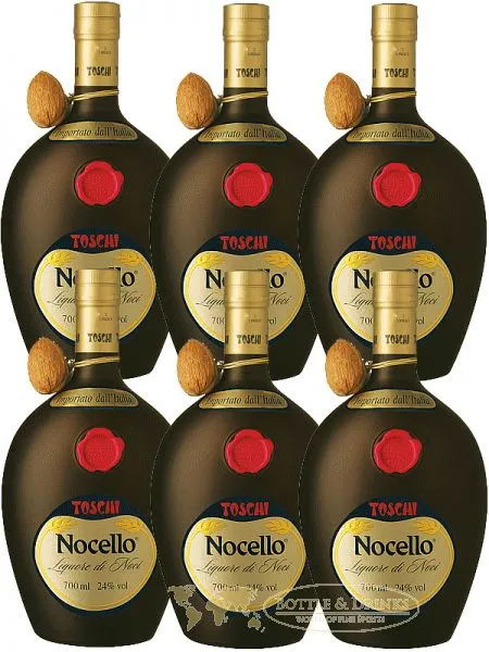 Toschi Nocello Nusslikör 6 x 0,7 Liter