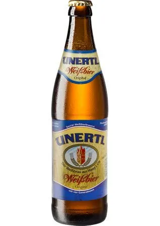 Unertl Weissbier 0,5l -Original mit 5,0% Vol.