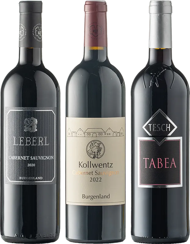 Weinset: Cabernet Sauvignon Österreich