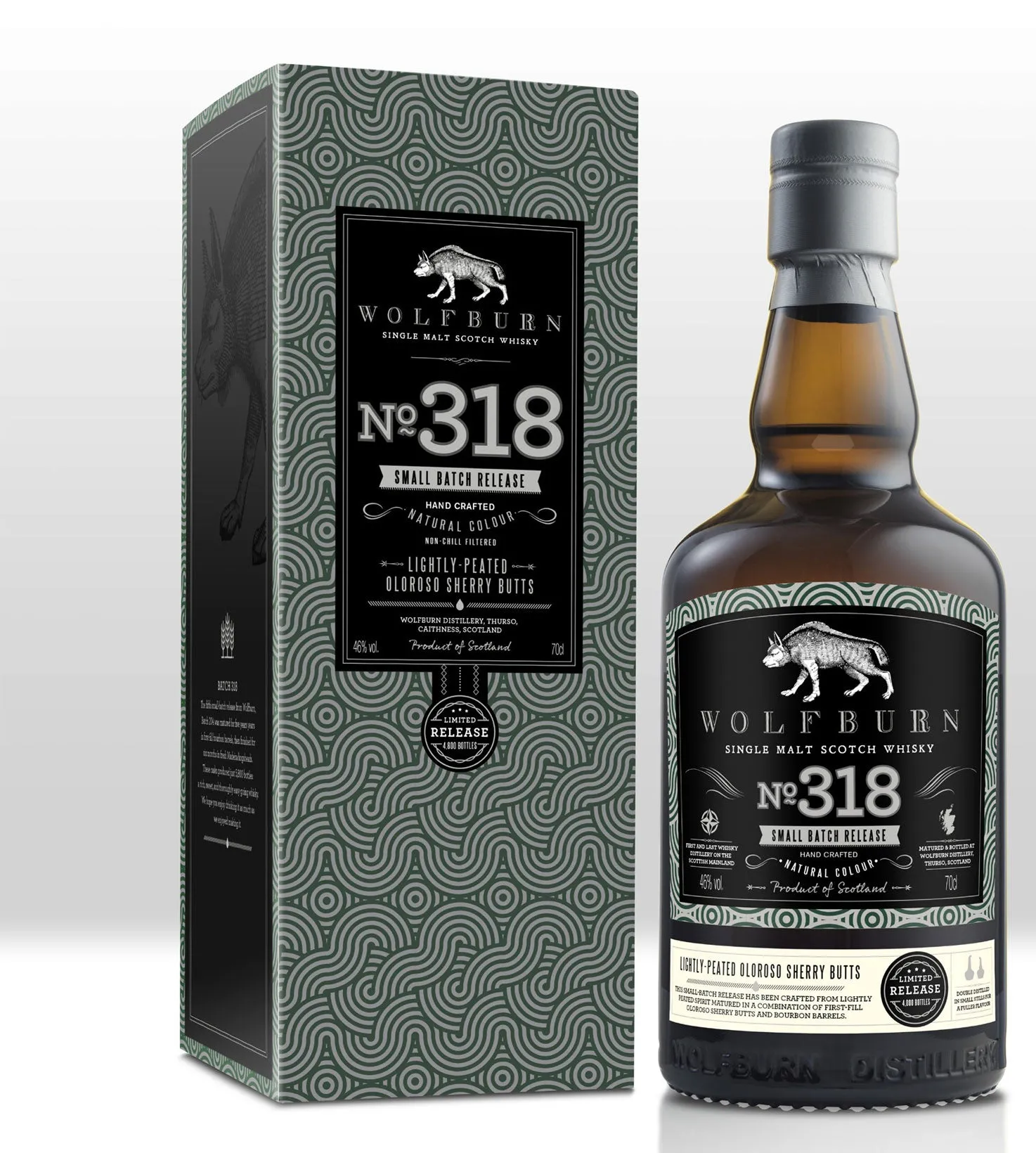 WOLFBURN BATCH 318 Limited Release Peated Sherried