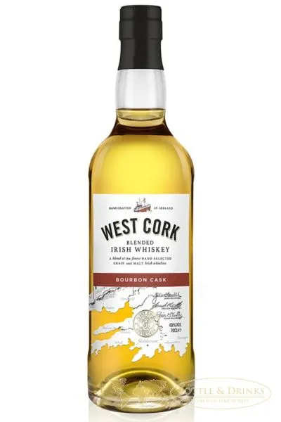 West Cork Original Bourbon Cask Finish Blended Irish Whiskey 0,7 Liter