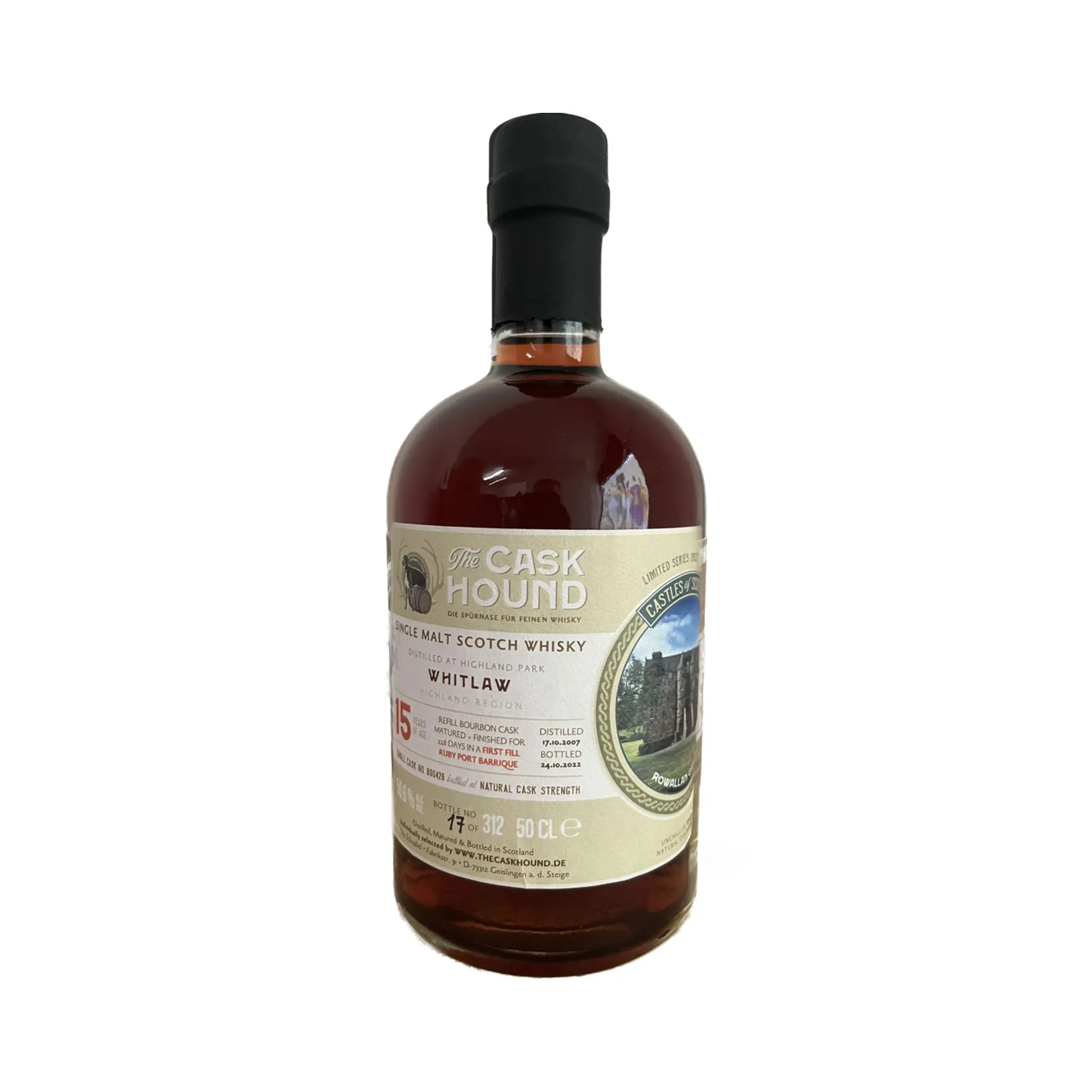 Whitlaw - 2007 - 15 jahre - 1st Fill Ruby Port Finish - The Caskhound