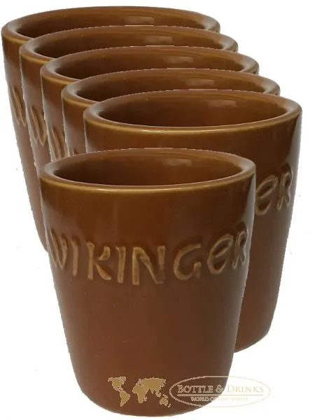 Wikinger Met Tonbecher - 6 Stück mittlere Größe