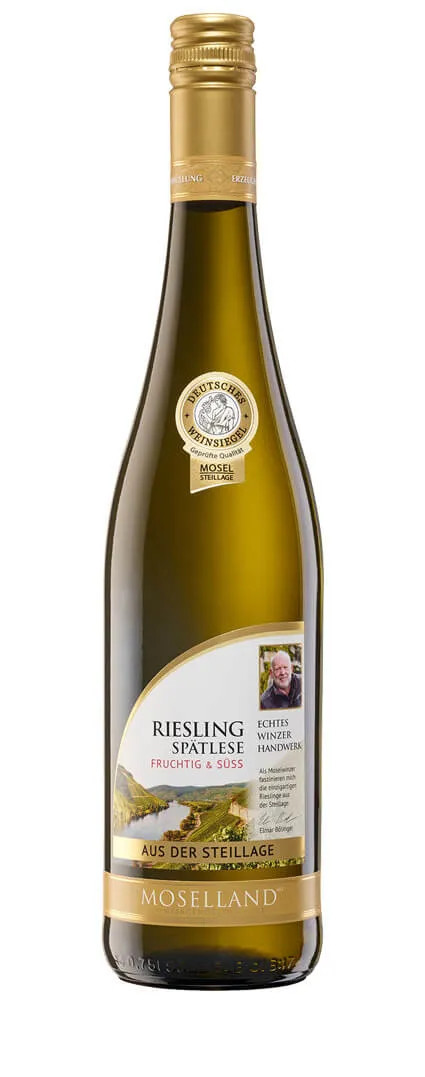 Winzergenossenschaft Moselland - Riesling Steillage Spätlese fruchtig & süß 2024