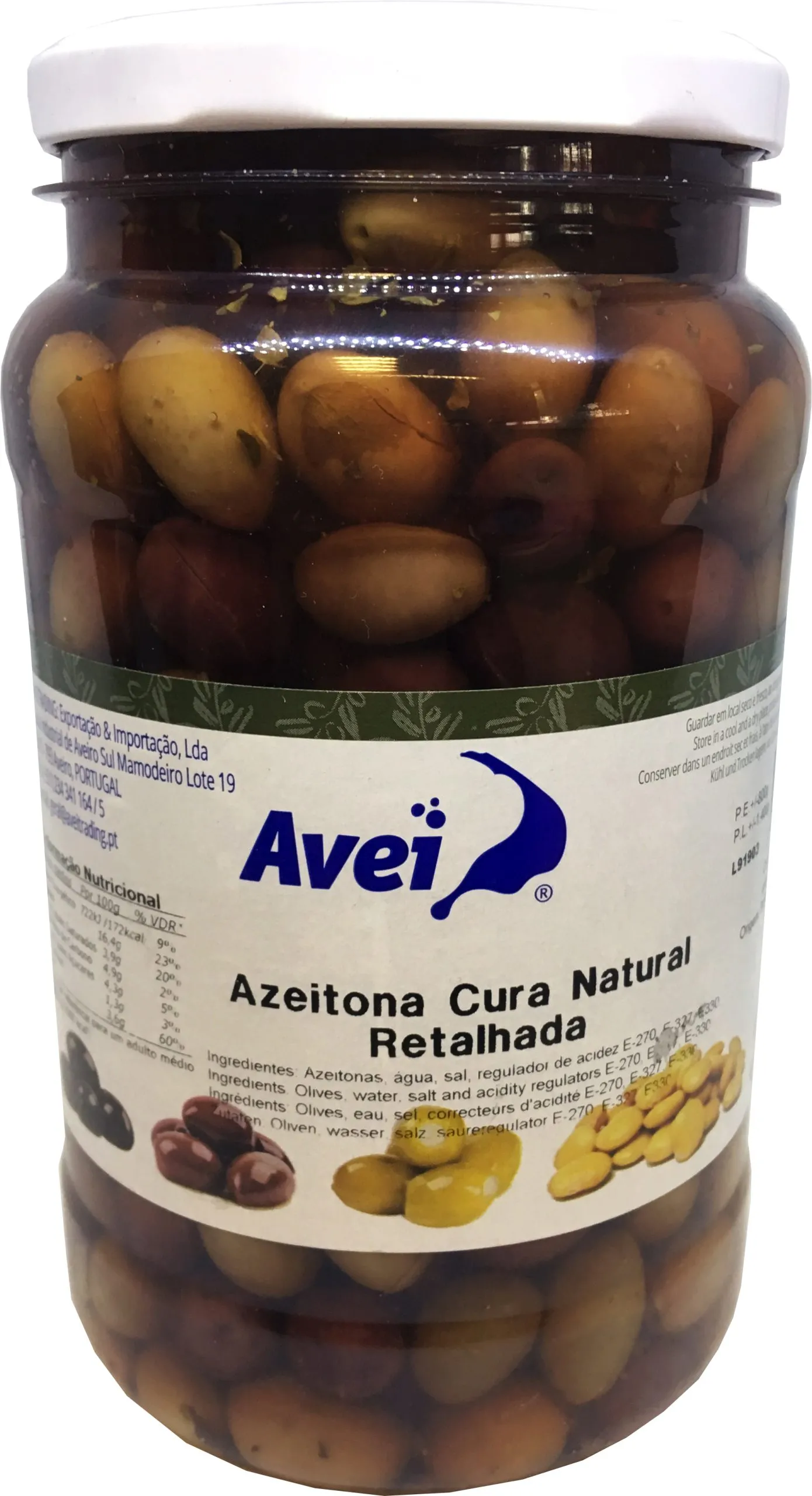 Eingelegte Grüne Oliven - Azeitonas Retalhada - Portugal