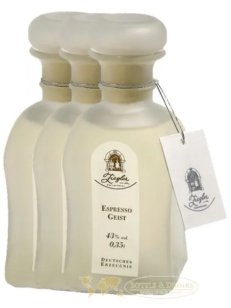 Ziegler Espresso Geist Deutschland 3 x 0,35 Liter
