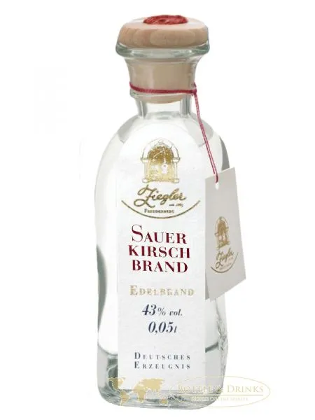 Ziegler Sauerkirschbrand Deutschland 0,05 Liter Miniatur
