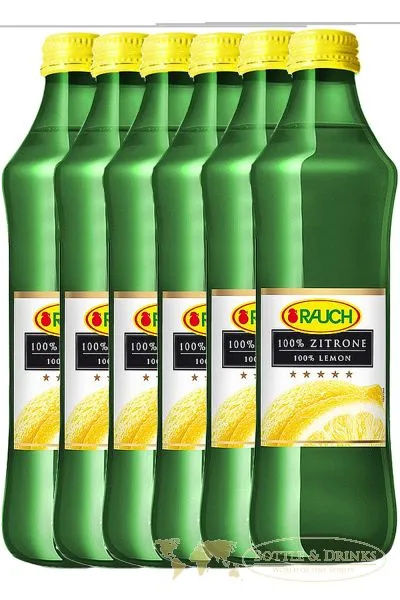 Zitronensaft 100 % Fa. Rauch 6 x 1,0 Liter