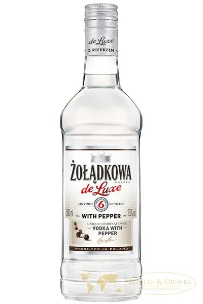 Zoladkowa Gorzka de Luxe mit PFEFFER Wodka 37,5 % 0,7 Liter
