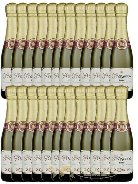 Zonin Spumante Brut Prosecco Italien Piccolo 24 x 0,2 Liter