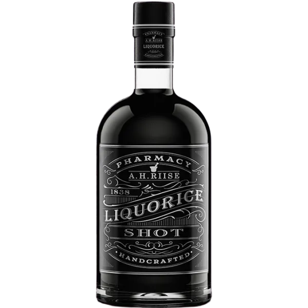 A. H. Riise - Lakrids Shot - dänischer Lakritzlikör 18,0% Vol., 0,7 LiterA.H. Riise Rum