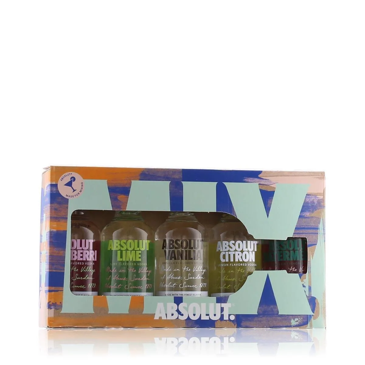 Absolut Mix Tasting Set Miniaturen 40% Vol. 5x0,05l