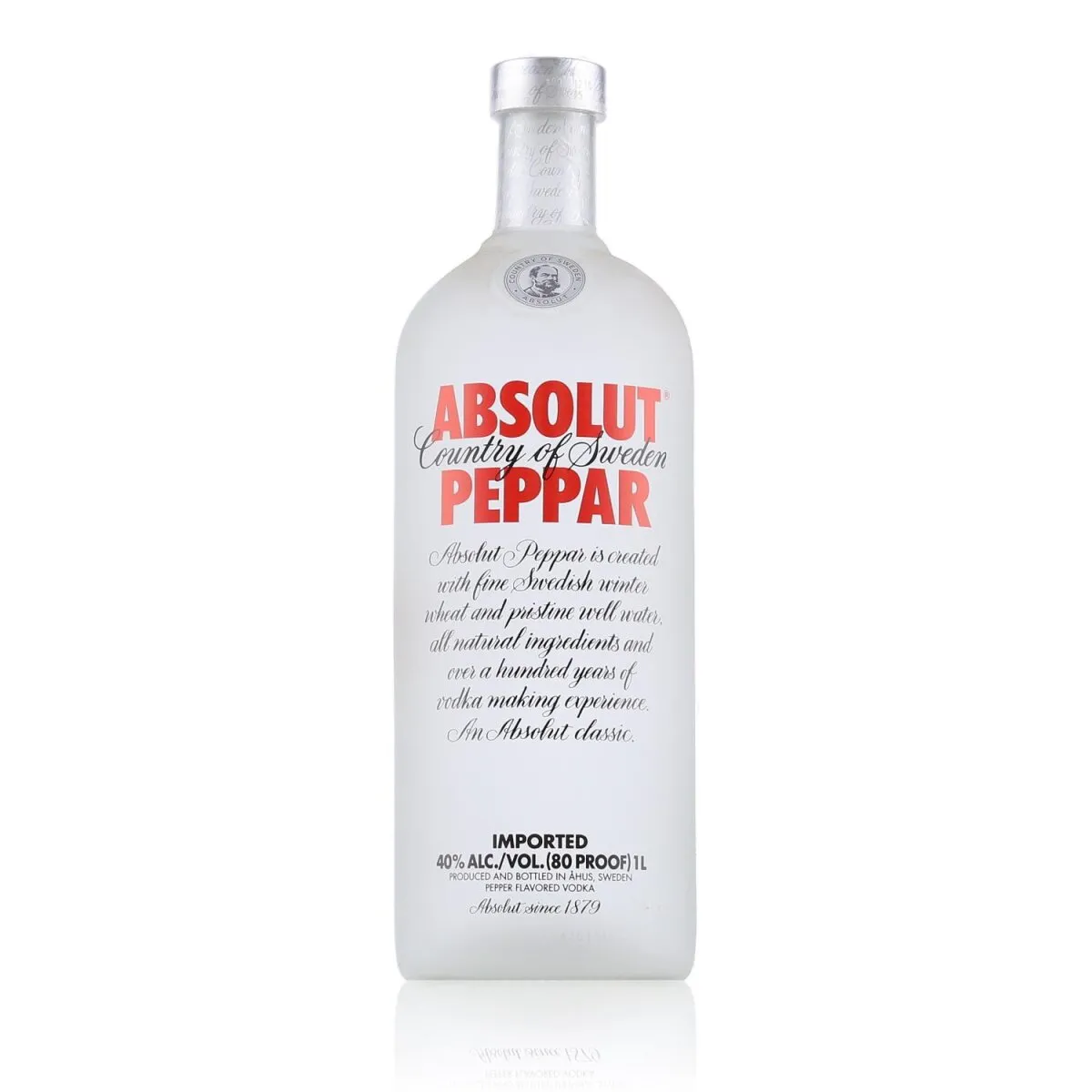 Absolut Peppar Vodka "Classic Design" 40% Vol. 1l