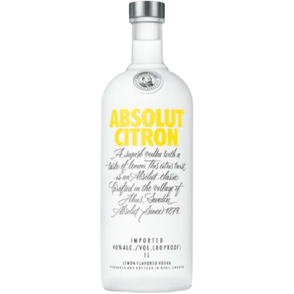 Absolut Vodka Citron (Zitrone) 40% Vol., 1,0 LiterAbsolut.