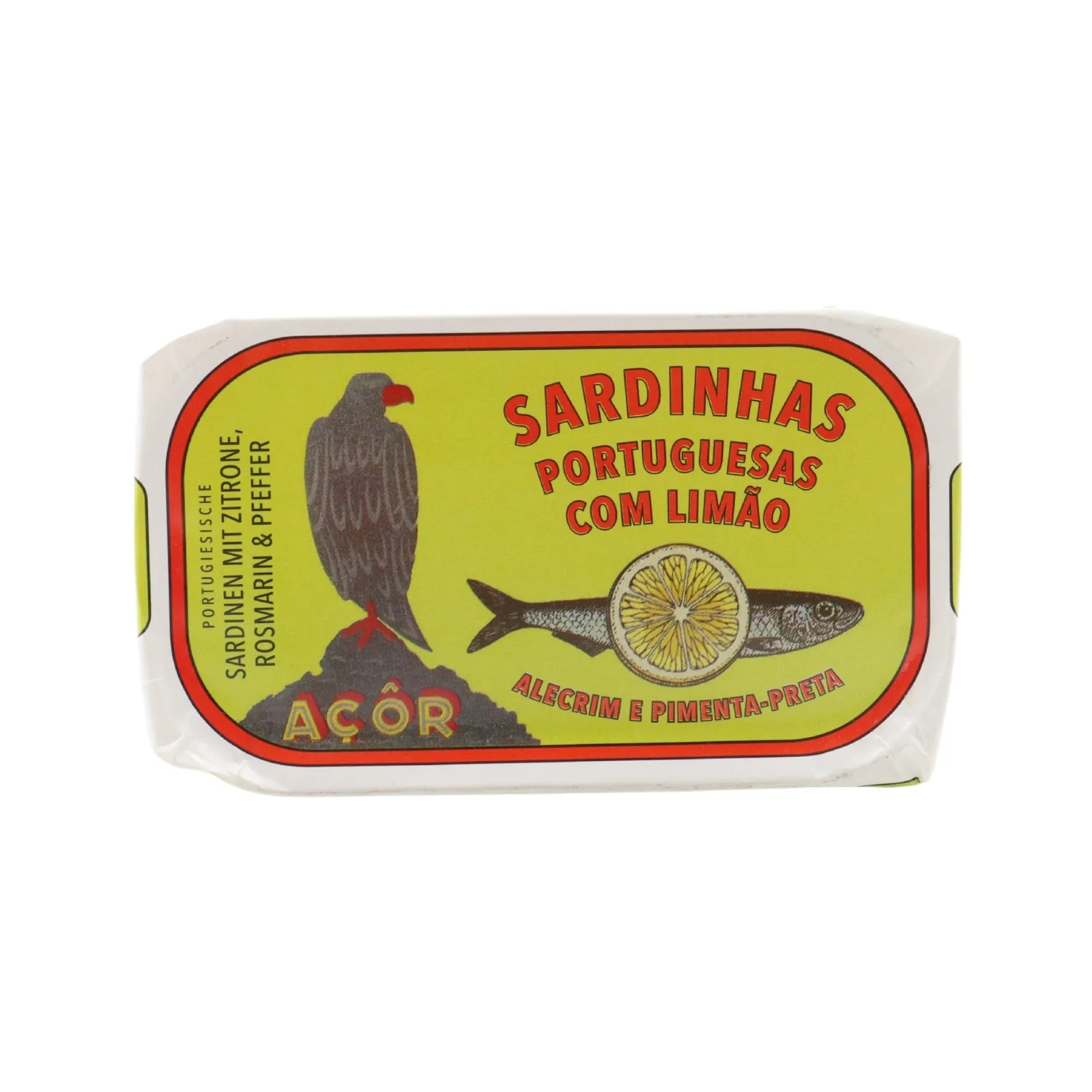 Açor Sardinen mit Zitronen-Rosmarin und schwarzem Pfeffer-120 g