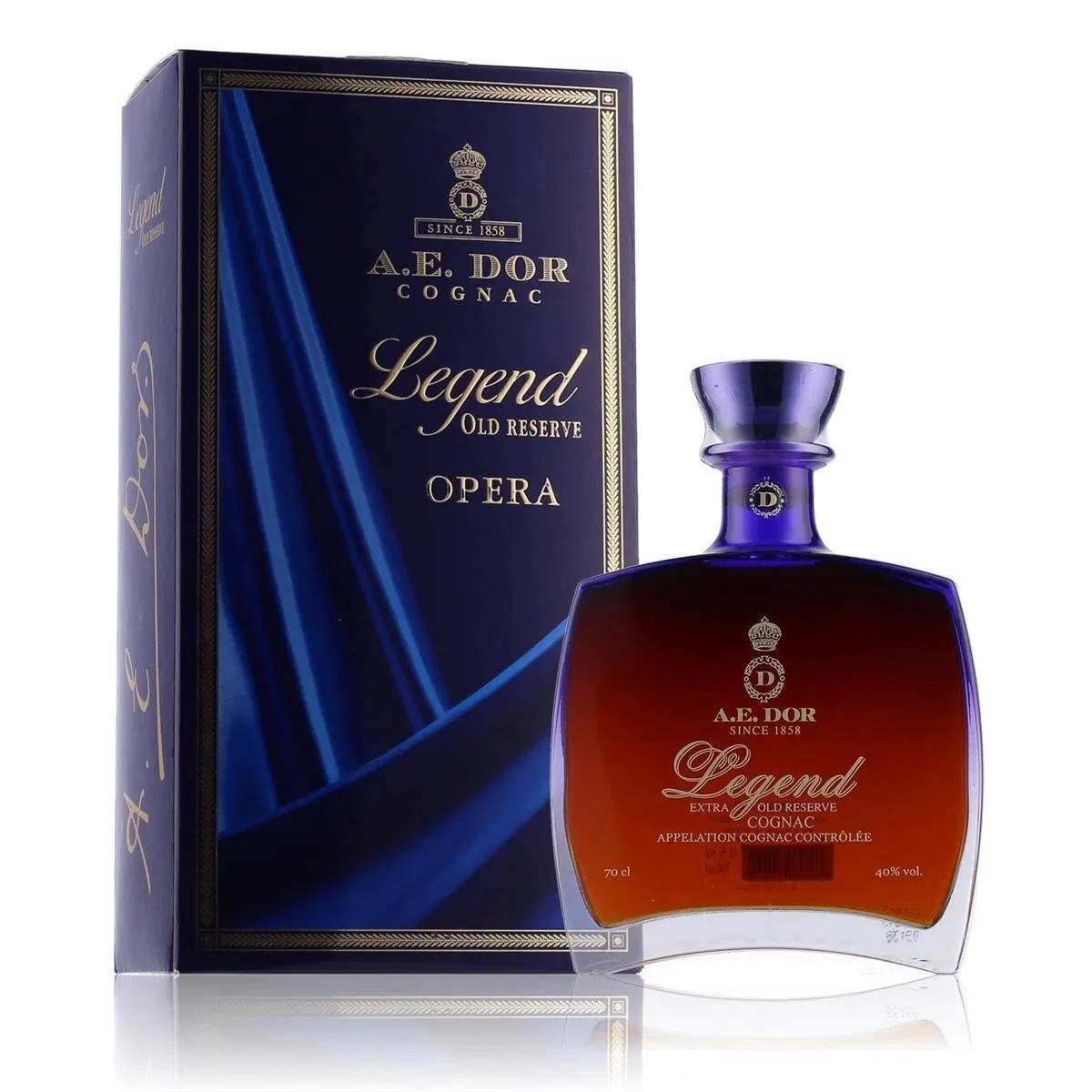 A.E.DOR Legend Opera Cognac 40% Vol. 0,7l in Geschenkbox