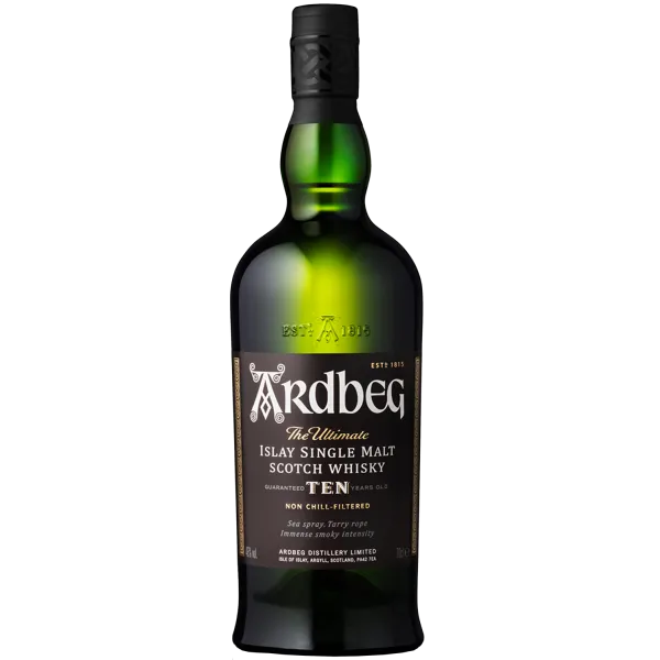 Ardbeg Ten 10 Jahre Islay Single Malt Scotch Whisky 46,0% Vol., 0,7 LiterArdbeg