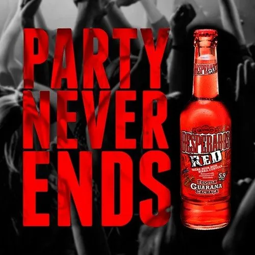 Desperados Red - Tequila Guarana Cachaça- Sondergröße 400ml mit 5,9% Vol.