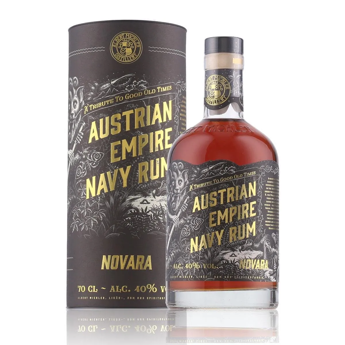 Austrian Empire Navy Novara Rum 40% Vol. 0,7l in Geschenkbox