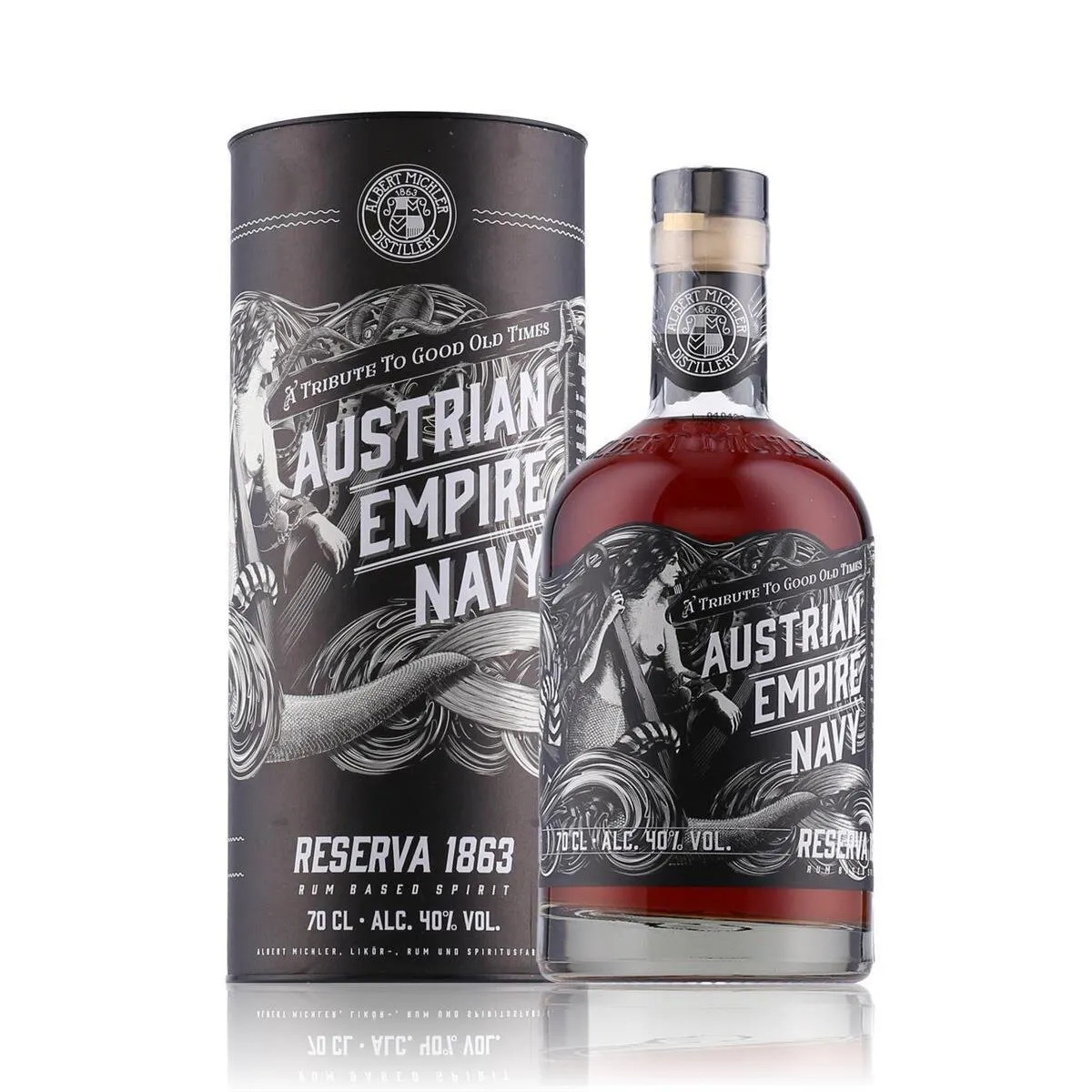 Austrian Empire Navy Reserva 1863 Rum 40% Vol. 0,7l in Geschenkbox