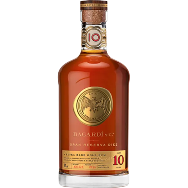 Bacardi 10 Years Old Gran Reserva 40,0% Vol., 0,7 LiterBacardi