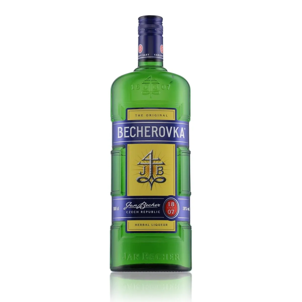 Becherovka Original Kräuterlikör 38% Vol. 1l