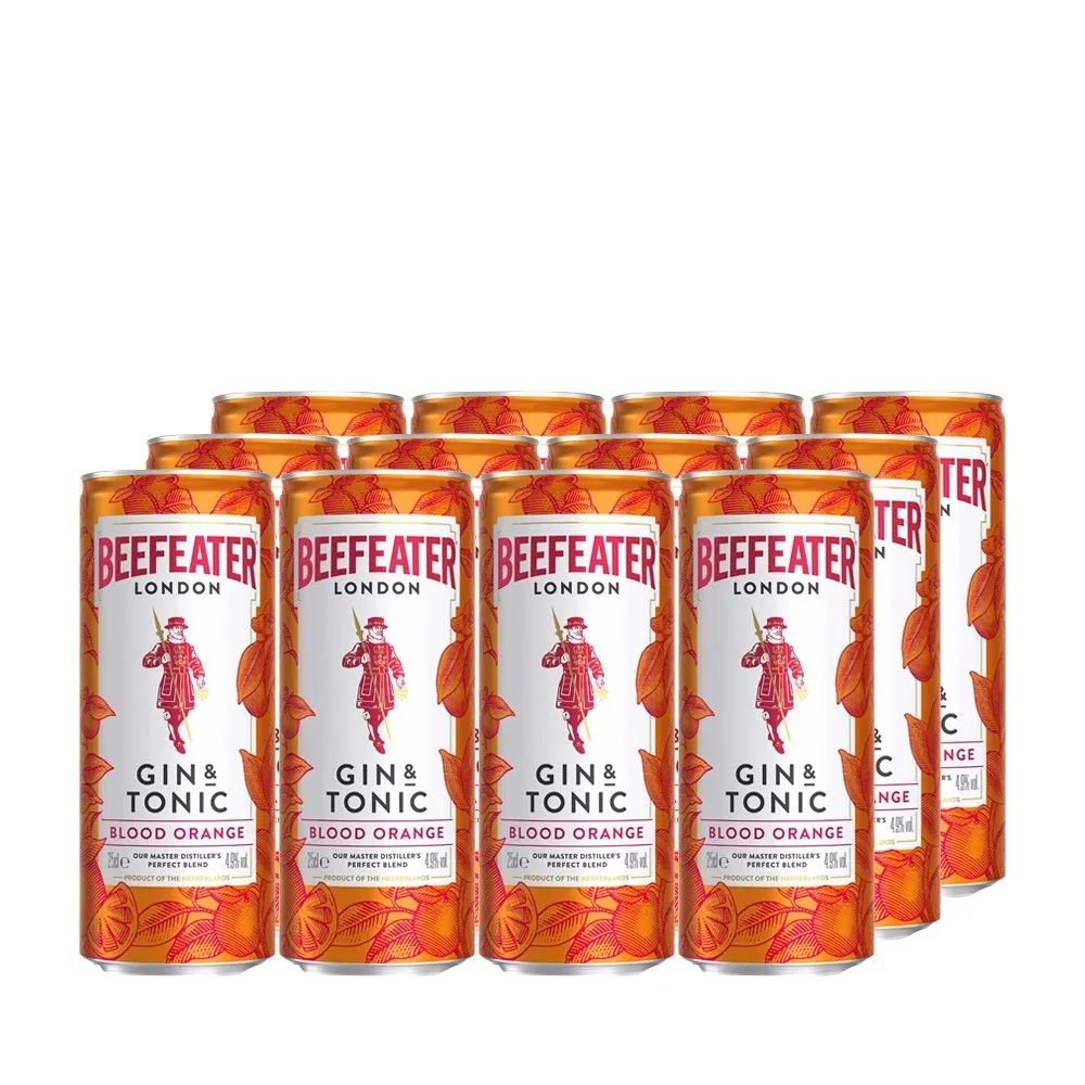 Beefeater Blood Orange Gin&Tonic 12x250ml