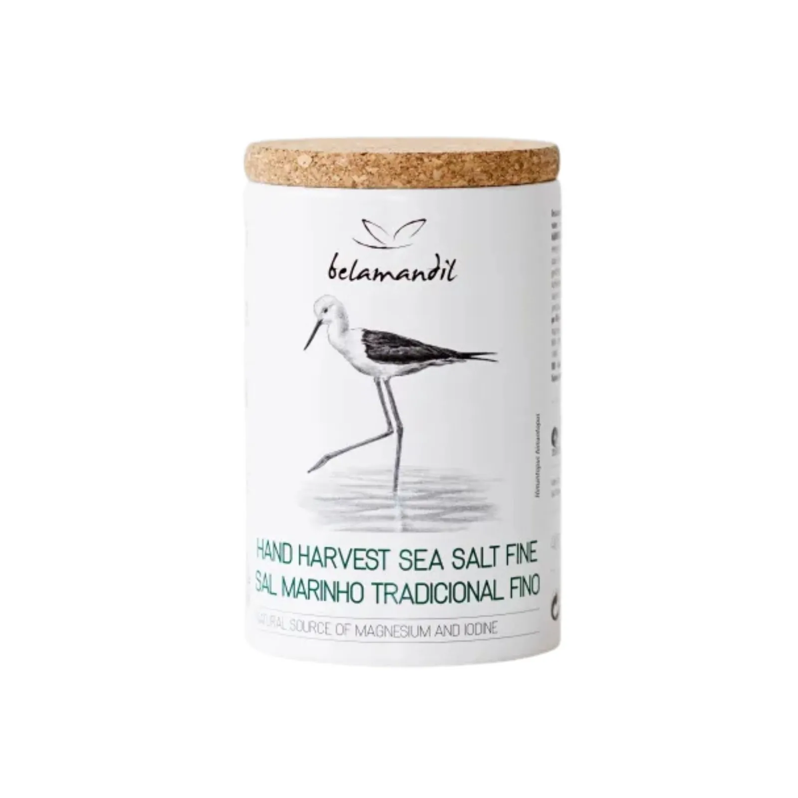 Belamandil Handgeerntetes Meersalz fein Kartonrolle-400 g