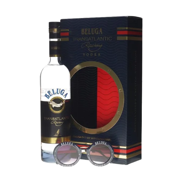 Beluga Transatlantic Racing Vodka 40,0% Vol., 0,7 Liter mit GeschenkpackungBeluga