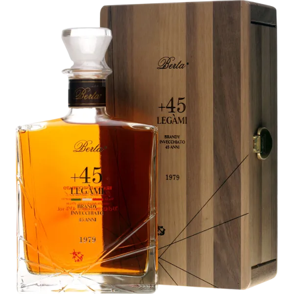 Berta Legàmi +45 43,0% Vol., 0,7 Liter in der HolzkisteDistilleria Berta