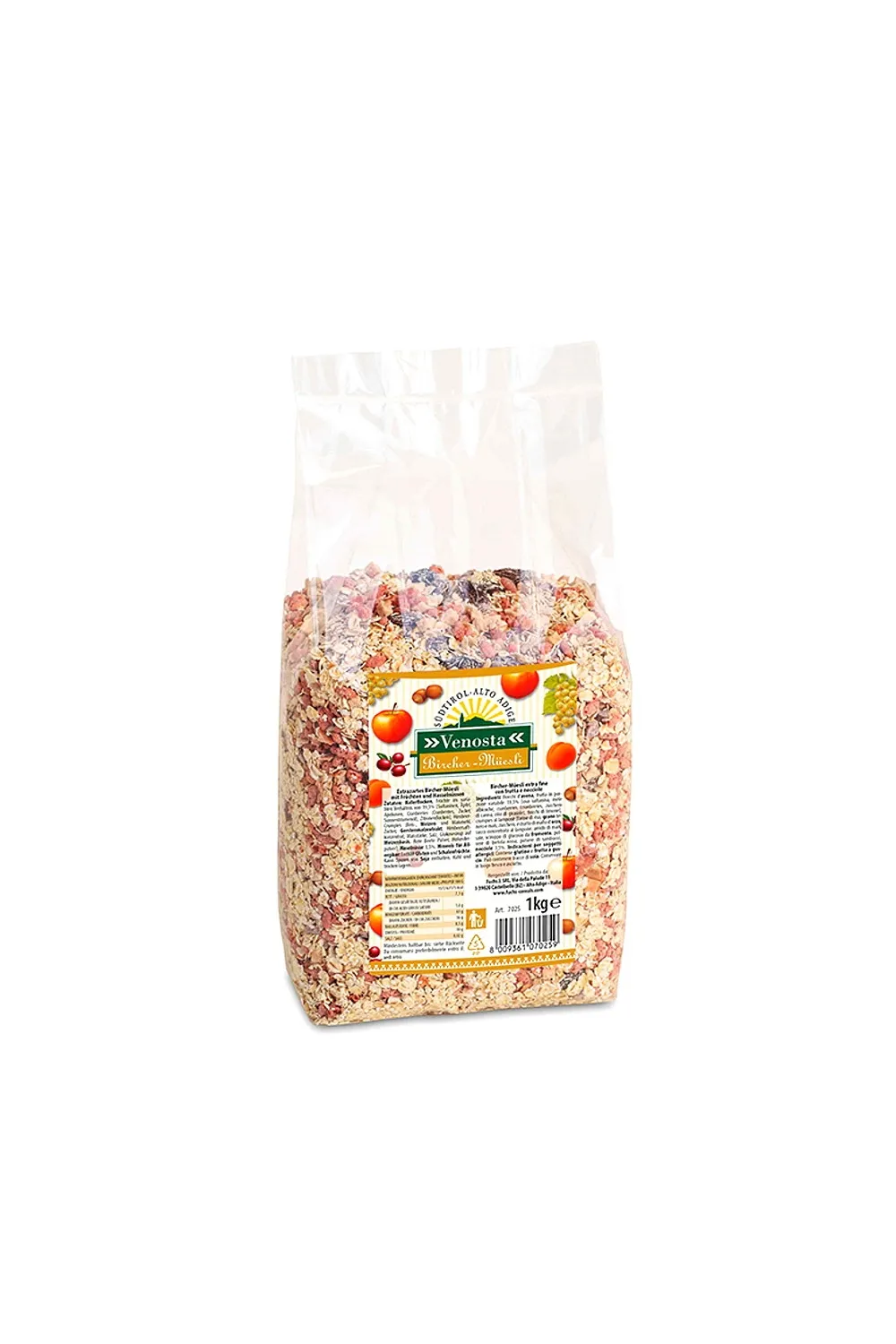 Bircher Müsli Venosta 1 kg Fuchs Privatmühle