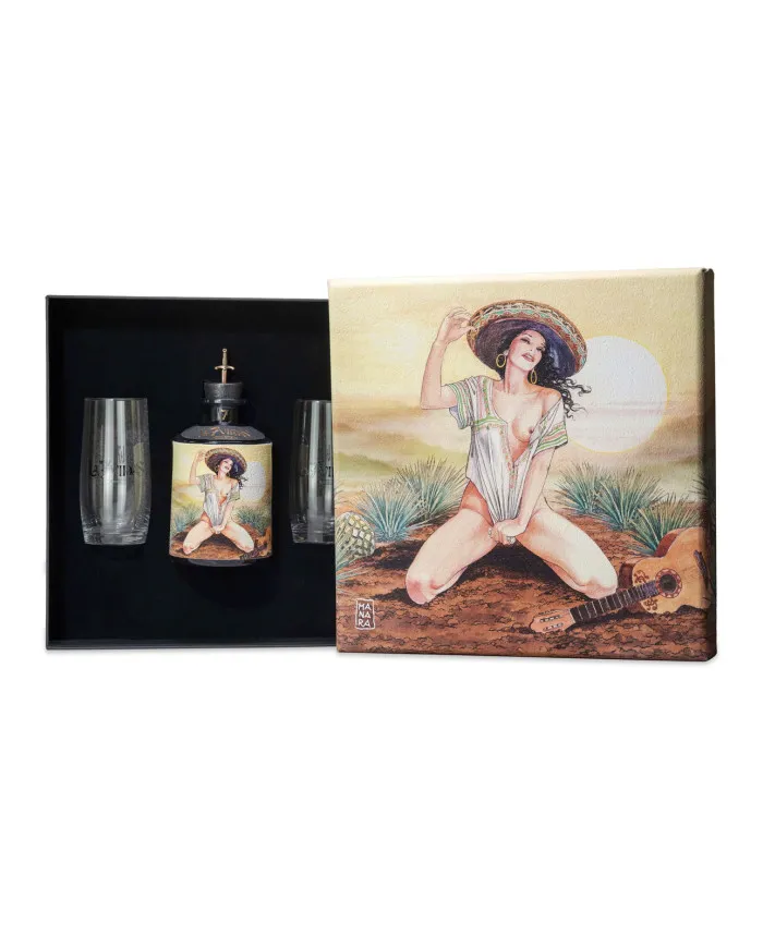 La7Vidas Tequila Reposado + Quadro - J.Rose