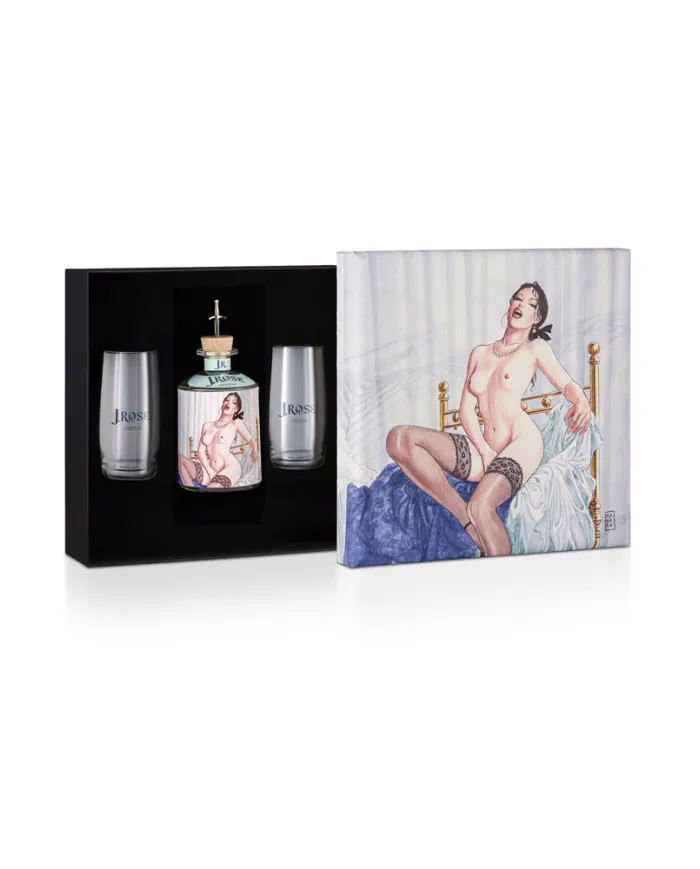 Luxury Box J.Rose Claudia seduta London Dry Gin 70 cl JRB06 - J.Rose