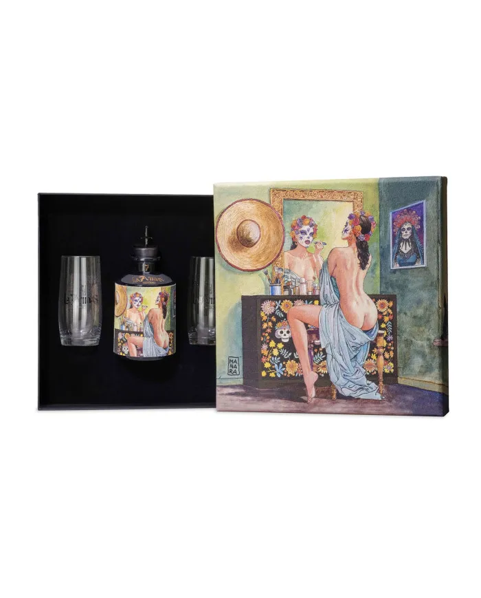 La7Vidas Tequila Blanco + Quadro - J.Rose