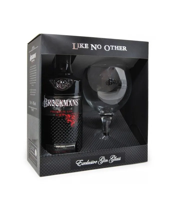 Brockmans Premium Gin Pack + 1 Bicchiere - Francoli