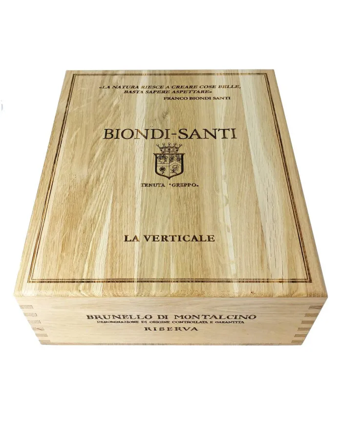 Brunello di Montalcino Il Greppo DOCG Riserva La Storica Collezione Verticale 2016 - 2008 - 1998 - Biondi Santi