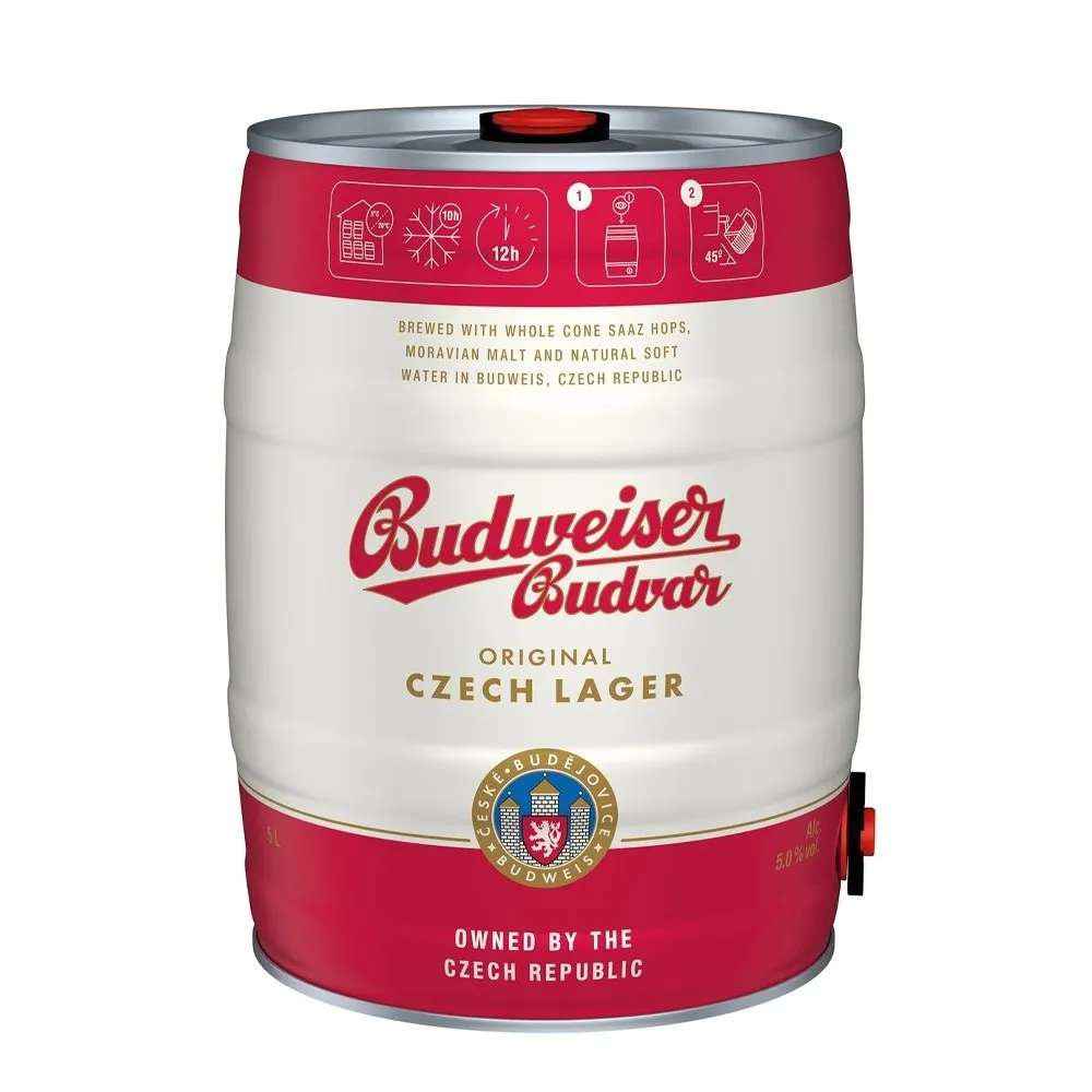 Budweiser Budvar 5l Partyfass
