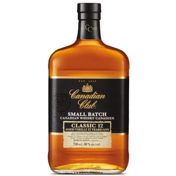 Canadian Club 12 Jahre Small Batch Blended Canadian Whisky 40,0% Vol., 0,7 LiterCanadian Club