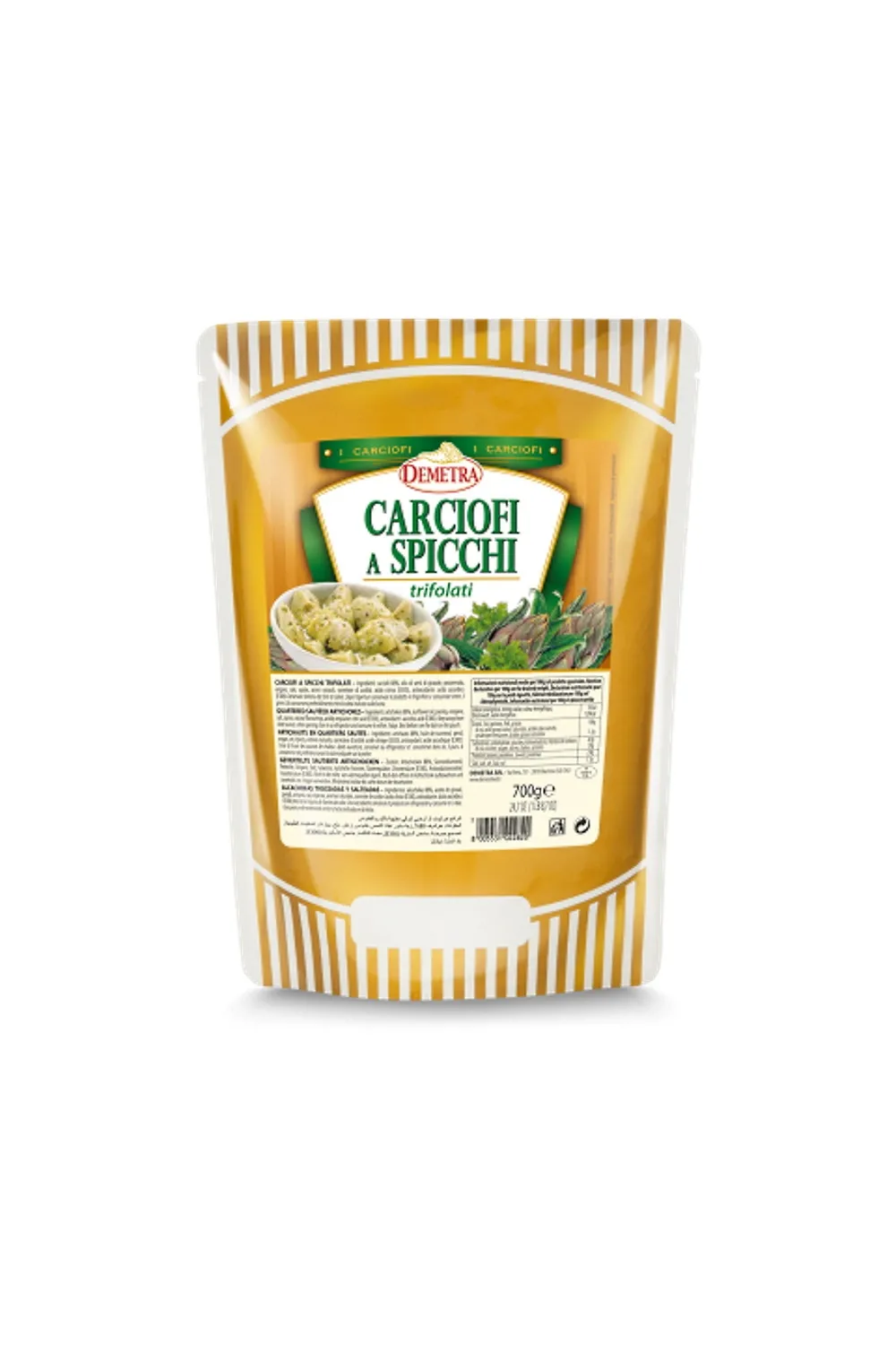 Artischocken sautiert in Stücke (6 x 700 g) Demetra