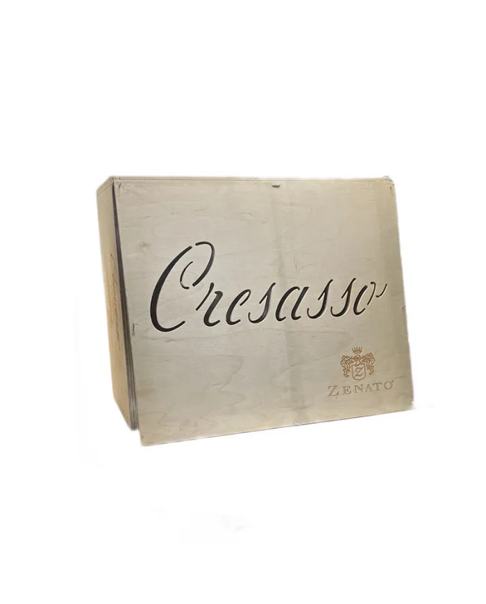 Cassa In Legno Cresasso da 6 Bottiglie Vuota - Zenato