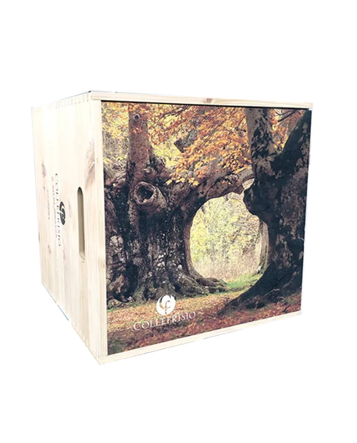 Cassa in legno da 9 bottiglie vuota ( 2 ) - Collefrisio