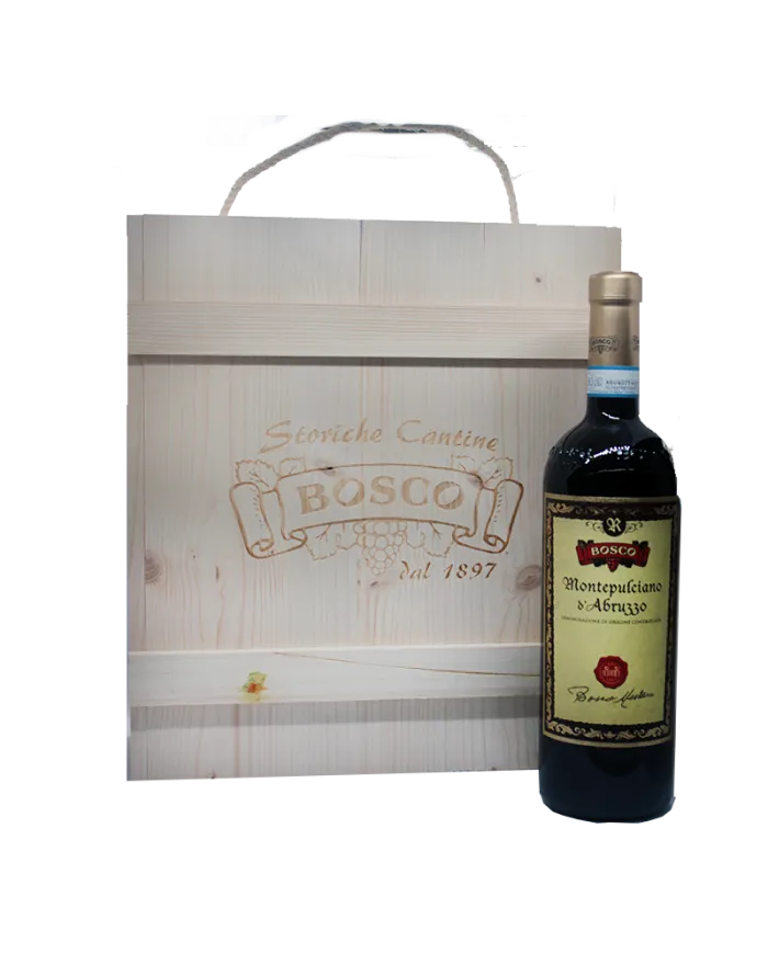 Cassa Legno 3 BT. R Montepulciano D'Abruzzo Riserva DOC 2019 - Nestore Bosco