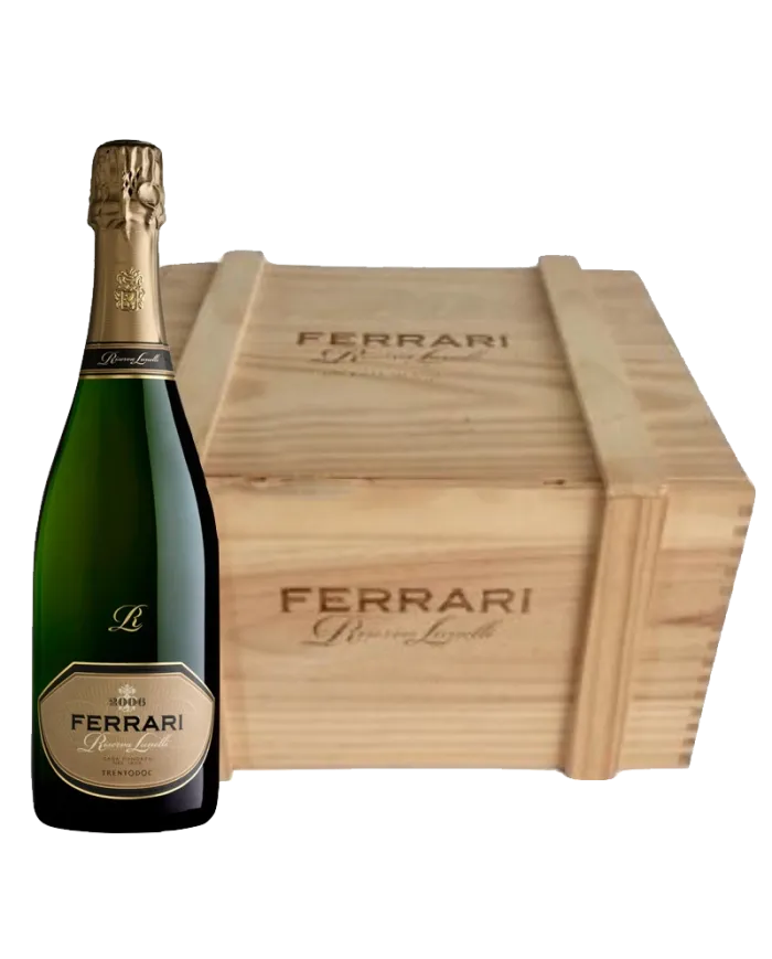 Cassa legno 6 BT. Spumante Millesimato Riserva 2010 Lunelli - FERRARI