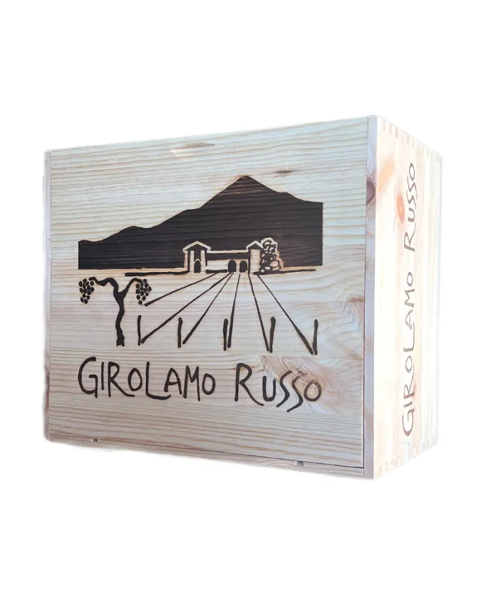 Cassa Legno vuota 6 bottiglie - Girolamo Russo