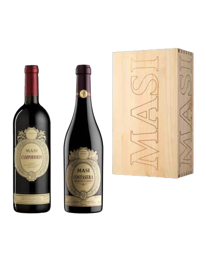 Cassetta da 2 bottiglie: Amarone Costasera 2015 e Campofiorin 2017 - Masi