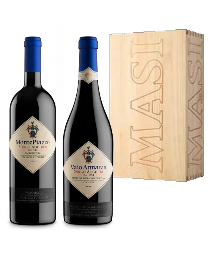 Cassetta in legno da 2 BT La nobiltà dell’Amarone e del Valpolicella Classico Superiore - Masi