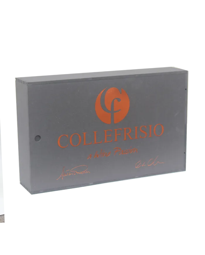 Cassetta legno da 6 bottiglie Grigio Vuota - Collefrisio