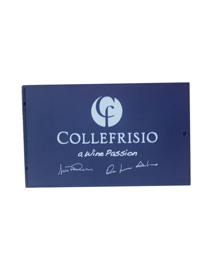 Cassetta legno da 6 bottiglie blu Vuota - Collefrisio