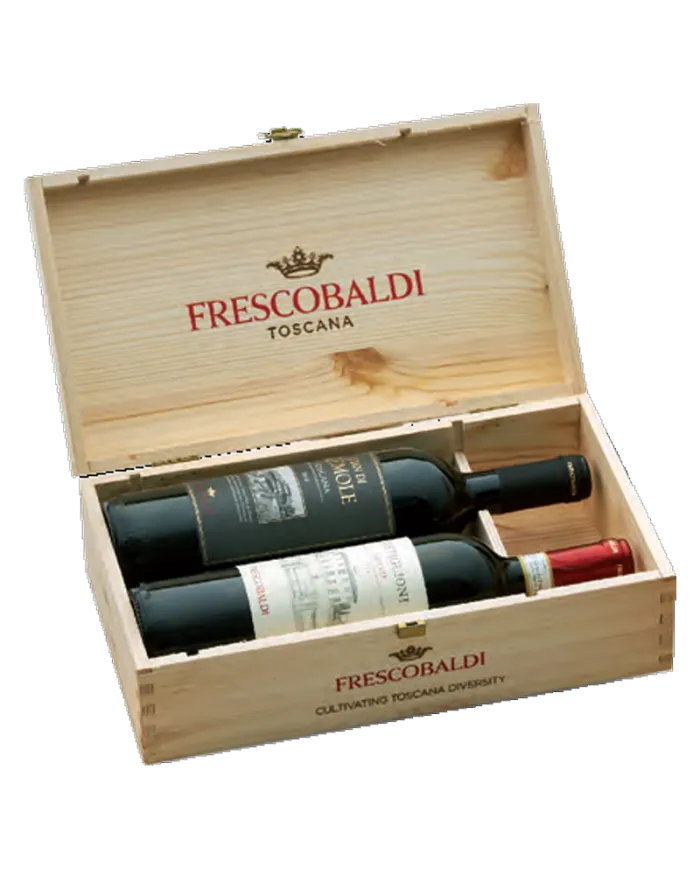 CASSETTA SCOPRI FRESCOBALDI con Chianti DOCG Castiglioni 2019 - Pian di Remole Rosso 2018 - Frescobaldi